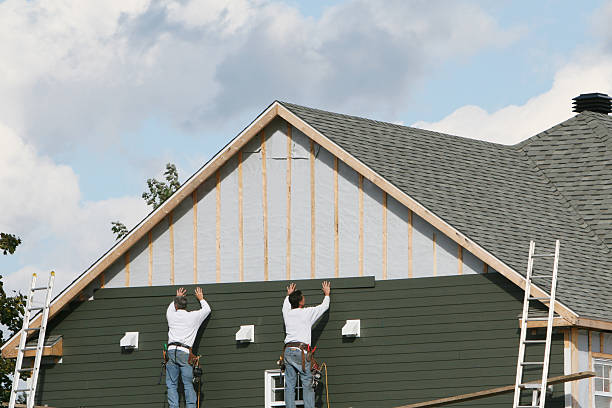 Professional Siding technician working in Spraggs, PA
